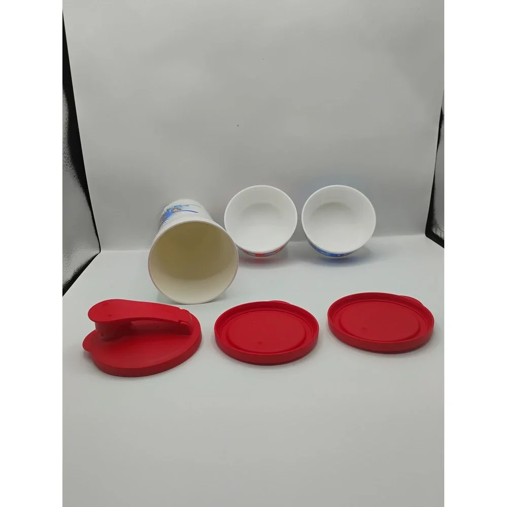 Tupperware Toy Story Snack Set Kids OS White Red Excellent Disney Pixar Woody